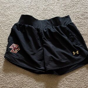 Boston college  Women's Black Athletic Shorts